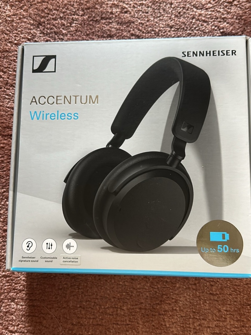 Sennheiser Accentum Wireless Smart Control Headphones - Black